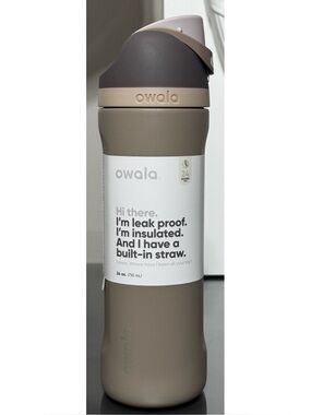 Owala FreeSip 24oz Stainless Steel Water Bottle, ROCK ON